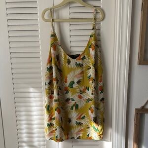 Banana Republic Yellow Floral Top